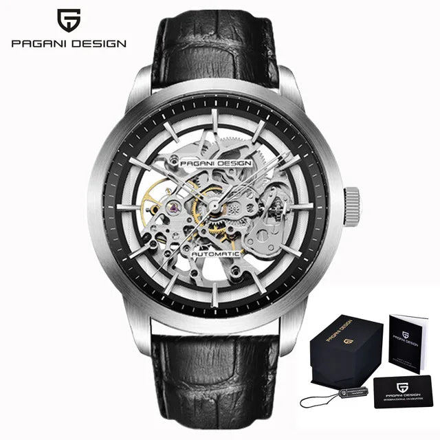 2023 New PAGANI DESIGN Mens watches Top Brand Luxury Gold Watch Men Automatic Mechanical Skeleton Waterproof Watches