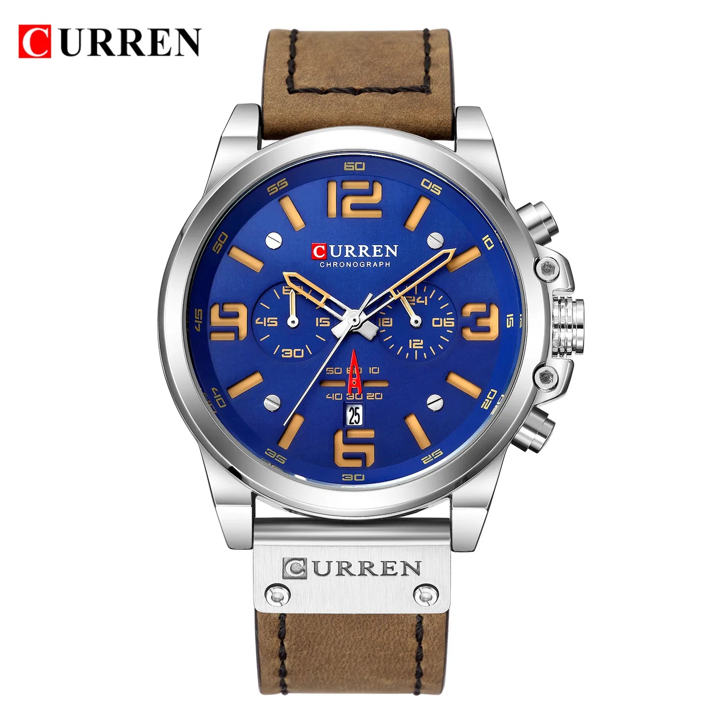 Newest Men Watches CURREN Top Brand Luxury Quartz Mens Wristwatches Leather Military Date Male Clock Relogio Masculino