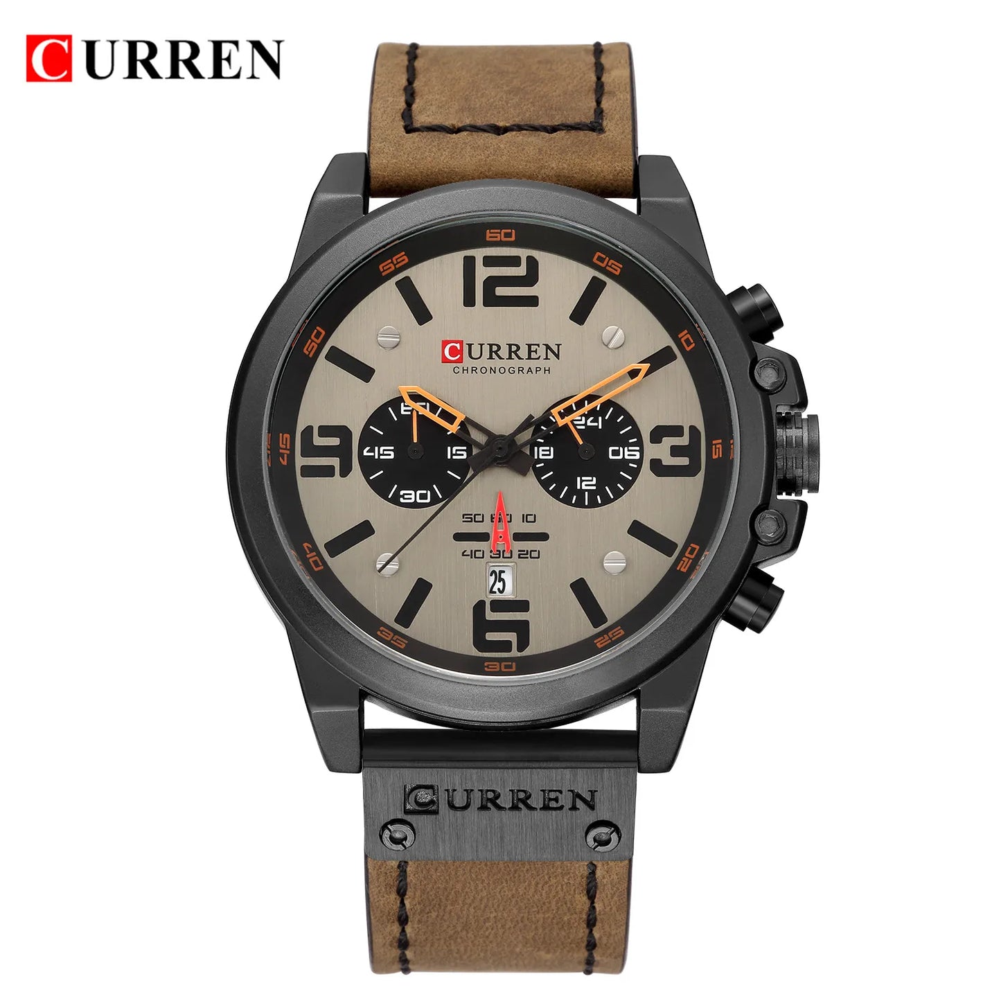 Newest Men Watches CURREN Top Brand Luxury Quartz Mens Wristwatches Leather Military Date Male Clock Relogio Masculino