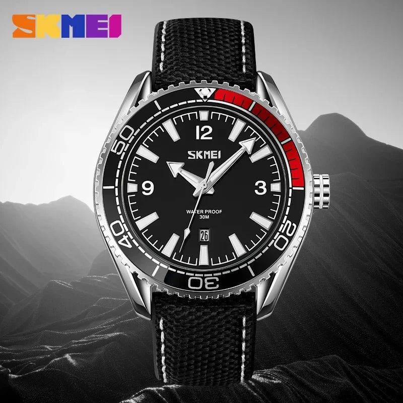 SKMEI 9291 Quartz Watches for Men Sports Waterproof Dermis Clock Luxury Japan Movement Date Mens Wristwatches Reloj Hombre 0992